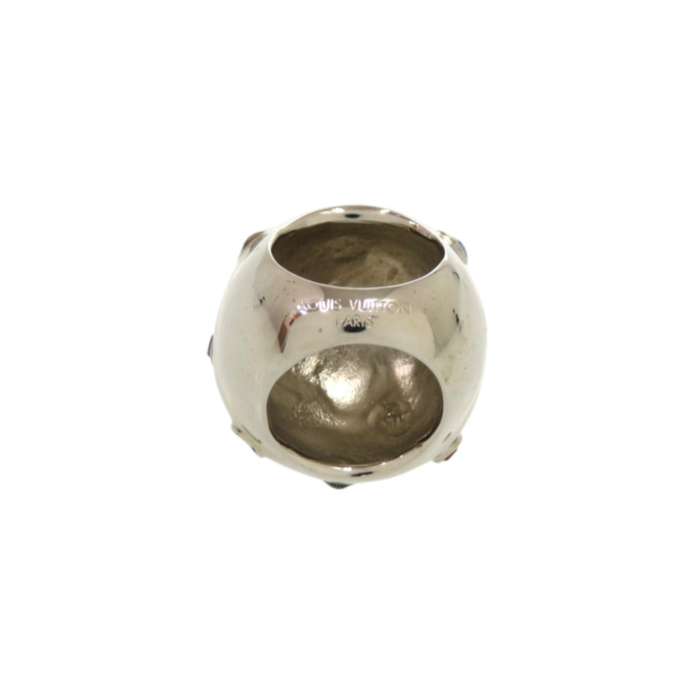 美品 ルイ ヴィトン プラネット 17ストラス カクテルリング メタル ラインストーン 約13.5号 シルバー リング 指輪 LV 0845【中古】LOUIS VUITTON