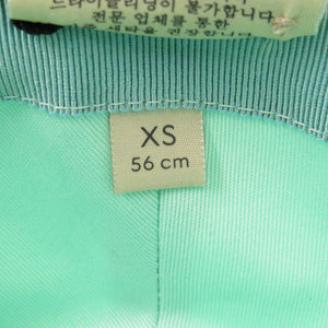 新品同様 グッチ Kawaii printed バケットハット 736960 4HAX3 柴犬 バナナ XSサイズ コットン レザー ミントグリーン 帽子 0849【中古】GUCCI