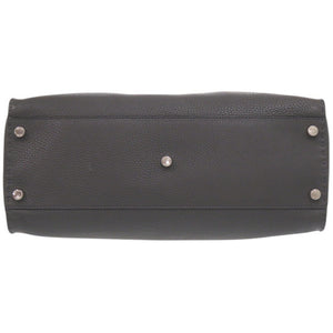 フェンディ 2WAY セレリア ピーカブー モンスター バグズアイ レザー グレー ハンドバッグ 0868【中古】FENDI
