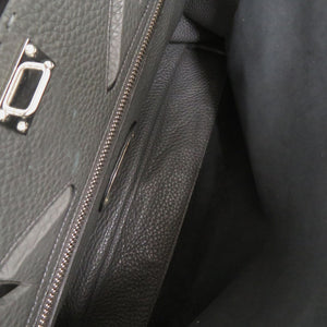 フェンディ 2WAY セレリア ピーカブー モンスター バグズアイ レザー グレー ハンドバッグ 0868【中古】FENDI
