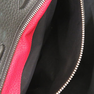 フェンディ 2WAY セレリア ピーカブー モンスター バグズアイ レザー グレー ハンドバッグ 0868【中古】FENDI