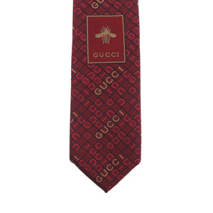 未使用品 グッチ
 GGパターン シルクジャカード 792466 4E009 6175 ネクタイ
 シルク/シルク レッド 0896
【中古】GUCCI メンズ