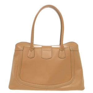 美品 トッズ レザー ベージュ トートバッグ 0901【中古】TOD’S