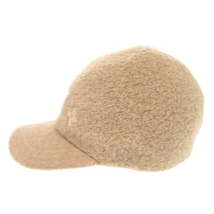 美品 ルイ ヴィトン ウールグラム M7250 コットン ウール ナイロン ベージュ 帽子 キャップ LV 0909【中古】LOUIS VUITTON