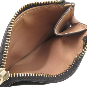 美品 ヴァレンティノ ガラヴァーニ レザー ブラック フラグメントケース カードケース 財布 黒 0926【中古】Valentino Garavani