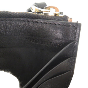 美品 ヴァレンティノ ガラヴァーニ レザー ブラック フラグメントケース カードケース 財布 黒 0926【中古】Valentino Garavani