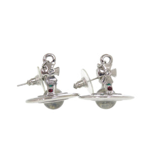 美品 ヴィヴィアンウエストウッド ドロップ オーブ メタル シルバー ピアス 0938【中古】Vivienne Westwood