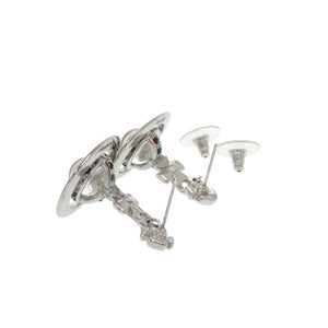 美品 ヴィヴィアンウエストウッド ドロップ オーブ メタル シルバー ピアス 0938【中古】Vivienne Westwood