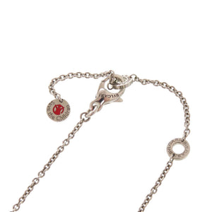 美品 ブルガリ セーブ ザ チルドレン シルバー925 オニキス ルビー シルバー ネックレス 0973【中古】BVLGARI