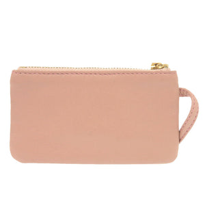 美品 ロエベ ロゴ レザー ピンク コインケース 0984【中古】LOEWE