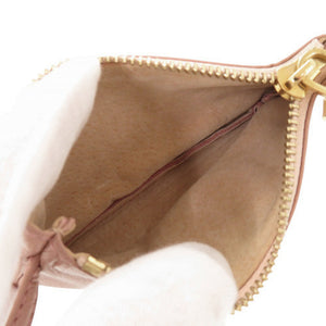 美品 ロエベ ロゴ レザー ピンク コインケース 0984【中古】LOEWE