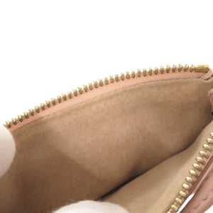 美品 ロエベ ロゴ レザー ピンク コインケース 0984【中古】LOEWE