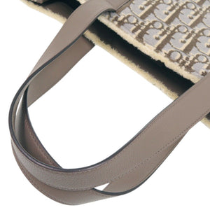 新品同様 ディオール コロール パイル地 ライトブルー トートバッグ 1034【中古】Dior