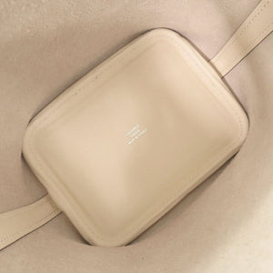 未使用 エルメス ピコタンロック マイクロ ラッキーデイジー ヴォースイフト ナタ ヴェール シルバー金具 U刻印(2022年製) ハンドバッグ 1049【中古】HERMES