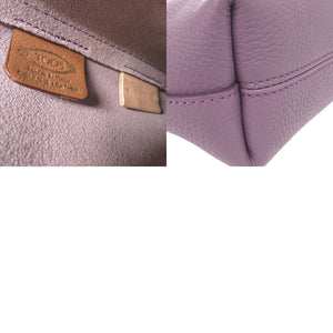 未使用品 トッズ × エンダースキーマ レザー パープル ハンドバッグ 紫 1065【中古】TOD’S