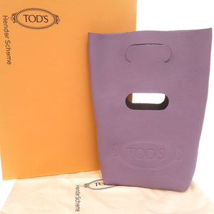 未使用品 トッズ × エンダースキーマ レザー パープル ハンドバッグ 紫 1065【中古】TOD’S