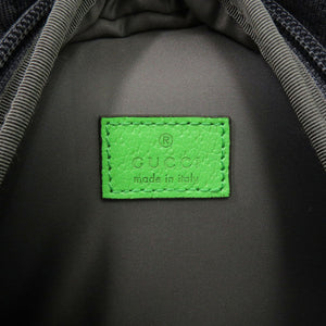 新品同様 グッチ 763358 ナイロン グレー/レッド/グリーン リュック デイパック 1082【中古】GUCCI