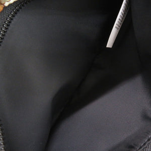 新品同様 バーバリー Deer Print ナイロン/レザー ブラウン ウエストバッグ 茶 1124【中古】BURBERRY