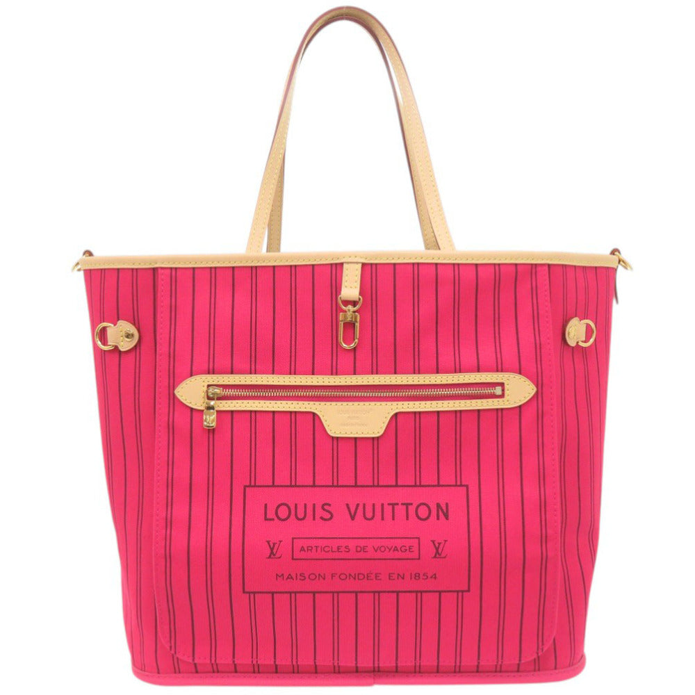 未使用 ルイ ヴィトン ネヴァーフル インサイドアウトMM モノグラム ローズポンディシェリ M12257 IC トートバッグ LV 1128【中古】LOUIS VUITTON