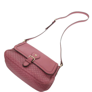 美品 グッチ スーキー 308452 マイクログッチシマ レザー ピンク ショルダーバッグ 1143【中古】GUCCI