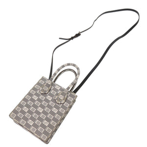 美品 モロー パリ レザー ホワイト ブラック 2way ショルダーバッグ 白 黒 1166【中古】MOREAU PARIS