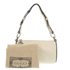 未使用 グッチ ブロンディ 760170 ワンショルダーバッグ レザー ホワイト ショルダーバッグ 白 1167【中古】GUCCI