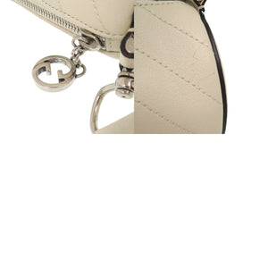 未使用 グッチ ブロンディ 760170 ワンショルダーバッグ レザー ホワイト ショルダーバッグ 白 1167【中古】GUCCI
