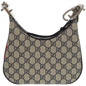 新品同様 グッチ アタッシェ 699409 GGスプリームキャンバス レッド ショルダーバッグ 1192【中古】GUCCI