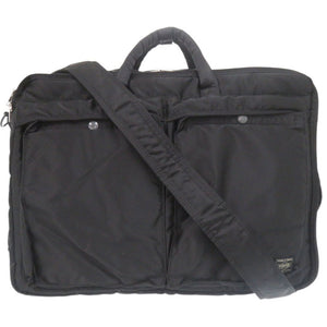 美品 ポーター 3WAY TANKER ブラック ビジネスバッグ 黒 1197【中古】PORTER メンズ