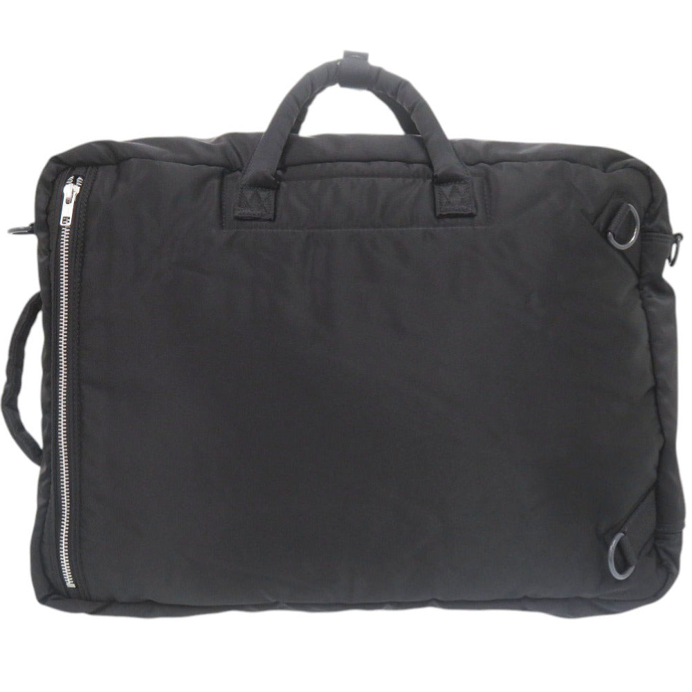 美品 ポーター 3WAY TANKER ブラック ビジネスバッグ 黒 1197【中古】PORTER メンズ