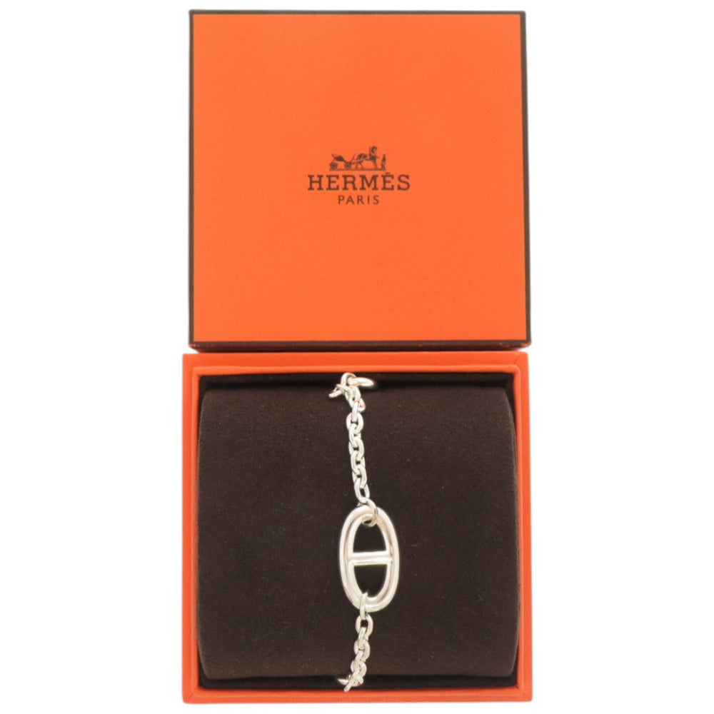 新品同様 エルメス シェーヌダンクル ファランドール シルバー925 シルバー ブレスレット 1207【中古】HERMES