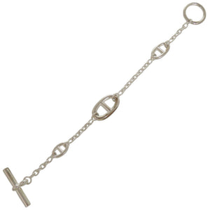 新品同様 エルメス シェーヌダンクル ファランドール シルバー925 シルバー ブレスレット 1207【中古】HERMES