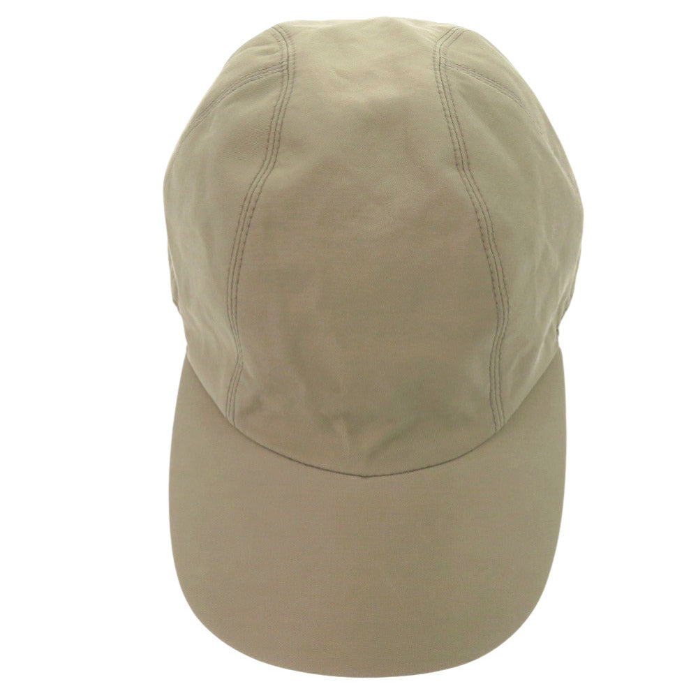 エルメス キャップ サイズ58 シルバー金具 コットン ナイロン カーキ 帽子 1210【中古】HERMES