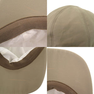 エルメス キャップ サイズ58 シルバー金具 コットン ナイロン カーキ 帽子 1210【中古】HERMES