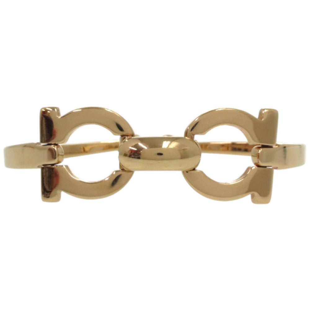 美品 サルヴァトーレフェラガモ ガンチーニ GP ゴールド バングル 1220【中古】Salvatore Ferragamo