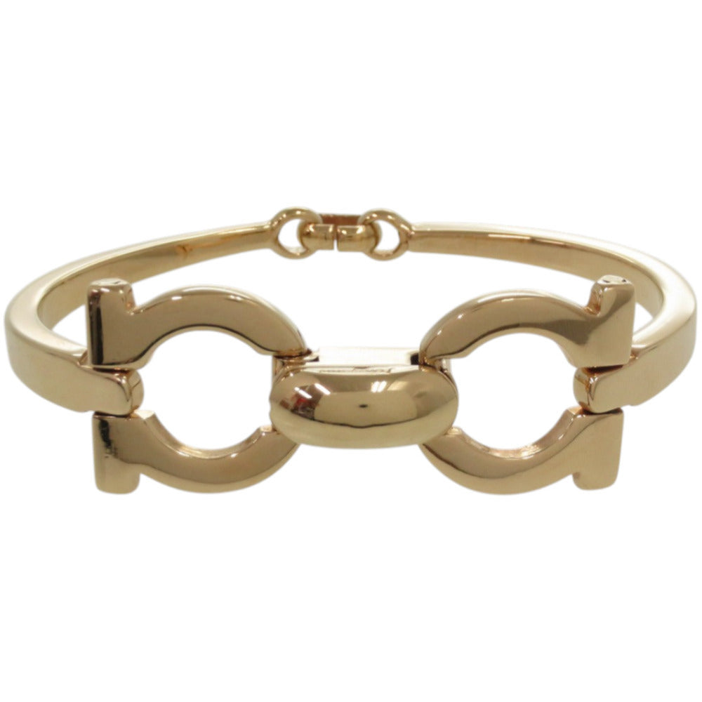美品 サルヴァトーレフェラガモ ガンチーニ GP ゴールド バングル 1220【中古】Salvatore Ferragamo