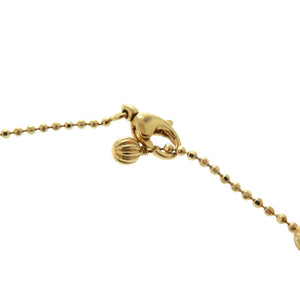 美品 ヴァレンティノ Vロゴ ストーン ゴールド ネックレス アクセサリー 1237 【中古】 VALENTINO