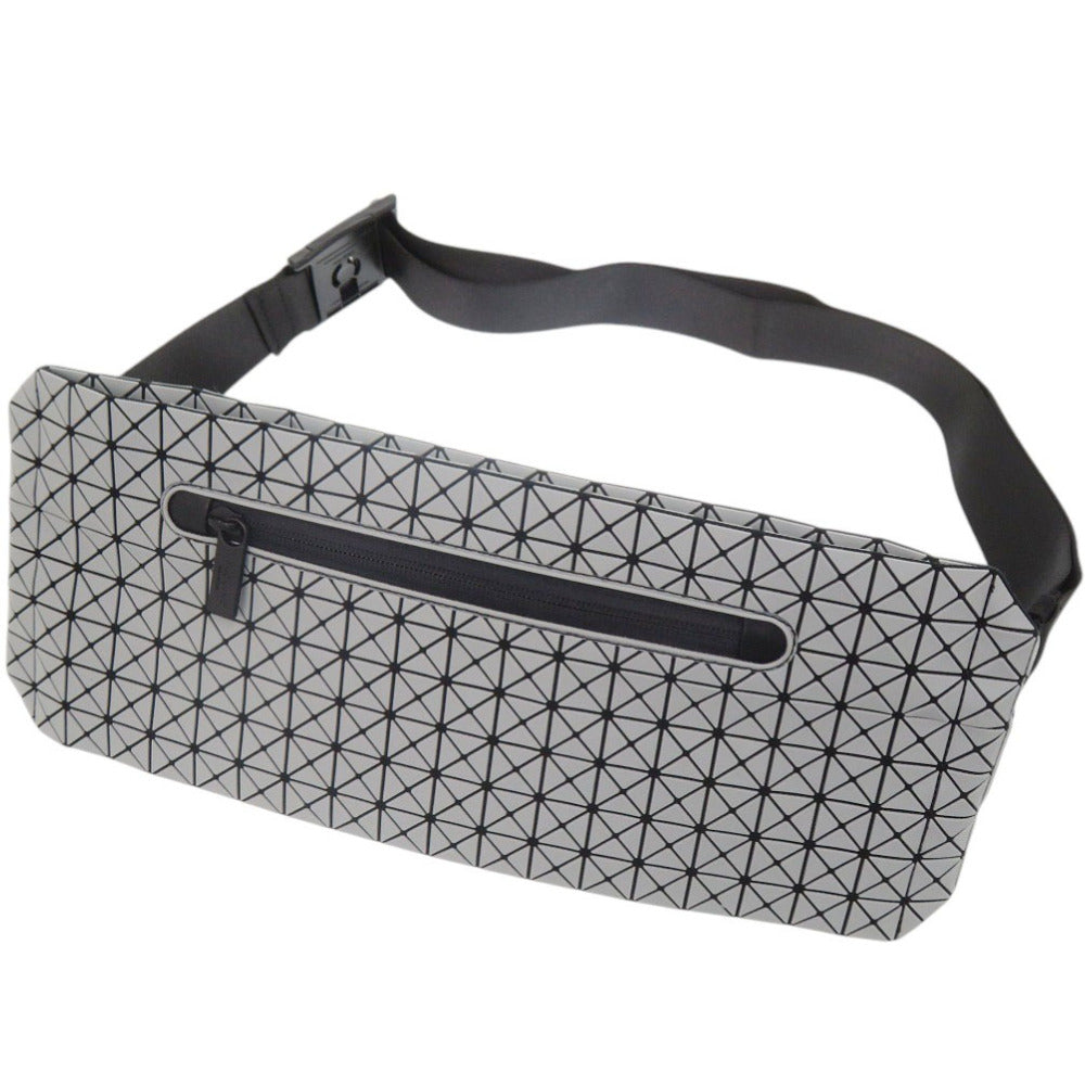 未使用 イッセイミヤケ バオバオ BB42AG141 コットン グレー ウエストバッグ 1332【中古】ISSEY MIYAKE