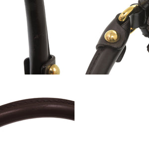 美品 グッチ ワンショルダーバッグ 282298 ゴールド金具 GGキャンバス レザー ベージュ ダークブラウン ハンドバッグ 1392【中古】GUCCI