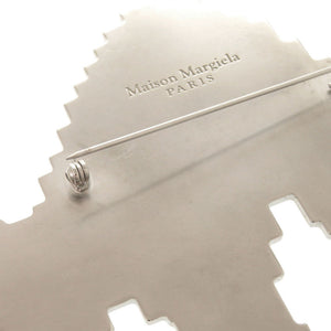 新品同様 メゾン マルジェラ キャット 猫 真鍮 ラインストーン ブラック ブローチ 1395【中古】Maison Margiela