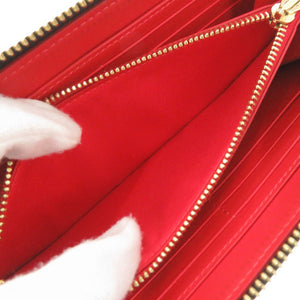 美品 クリスチャンルブタン パネトーネ ラウンドファスナー スタッズ レザー ブラック 長財布 黒 1396【中古】Christian Louboutin