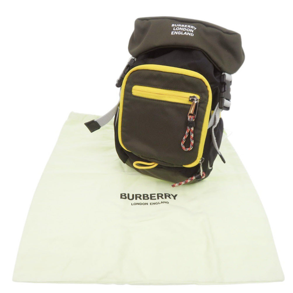 美品 バーバリー LEO 8013525 カーキ ボディバッグ 1397【中古】BURBERRY メンズ