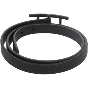 未使用品 エルメス アピバックル ビーアピ ドゥーブルトゥール BEHAPI DOUBLE TOUR ヴォースイフト ヴォーエプソン ブラック 黒 ブレスレット 1411【中古】HERMES