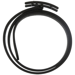 未使用品 エルメス アピバックル ビーアピ ドゥーブルトゥール BEHAPI DOUBLE TOUR ヴォースイフト ヴォーエプソン ブラック 黒 ブレスレット 1411【中古】HERMES