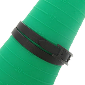 未使用品 エルメス アピバックル ビーアピ ドゥーブルトゥール BEHAPI DOUBLE TOUR ヴォースイフト ヴォーエプソン ブラック 黒 ブレスレット 1411【中古】HERMES