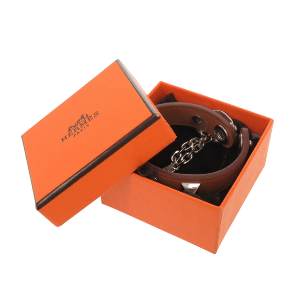 未使用 エルメス リヴァル ヴォースイフト ゴールド シルバー金具 グローブホルダー セリエ 1412 【中古】 HERMES