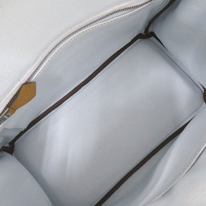 未使用品 エルメス バーキンヴェルソ25 トゴ ブロンズドレ ブルーブリュム シルバー金具 Y刻印(2020年製) ハンドバッグ 1419【中古】HERMES バーキン25