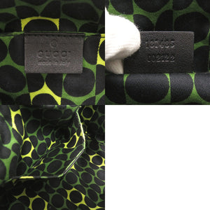 美品 グッチ ドゥケッサ リボン 181485 レザー ブラック ミニボストン 黒 ハンドバッグ 1423【中古】GUCCI