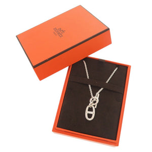 美品 エルメス シェーヌダンクル アミュレット シルバー925 ネックレス 1438【中古】HERMES