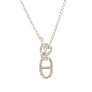 美品 エルメス シェーヌダンクル アミュレット シルバー925 ネックレス 1438【中古】HERMES